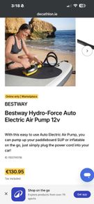 Bestway 12v  Hydro ForceAuto Air electric pump - new