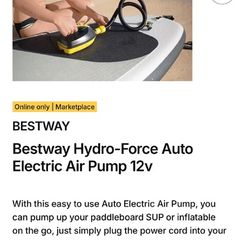 Bestway 12v  Hydro ForceAuto Air electric pump - new