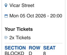tickets