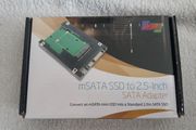SYBA 2.5-Inch SATA to mSATA SSD Adapter, External USB 2.0 Support