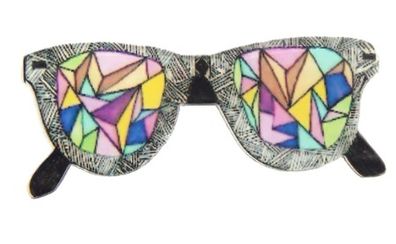 Glasses brooch
