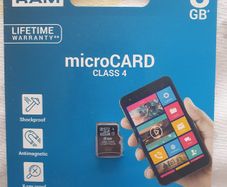 8GB Micro SD Card - GoodRam  Price starts at 2 Euro.