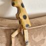 Fabulous Vintage Wooden Cat With Hinged Legs  37cm Heigh. Image 3