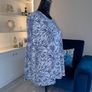 Ladies Navy & Grey Long Sleeved Top. Size Large UK 12 / EU 40 Image 6