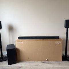 Samsung Q930D Dolby Atmos Soundbar with Speaker Stands (Like New)