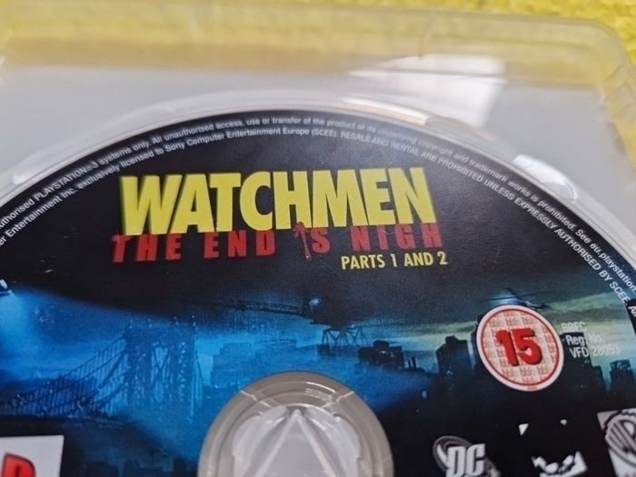 Watchmen The end is night Parts 1 and 2 PlayStation3 ps3 games Original