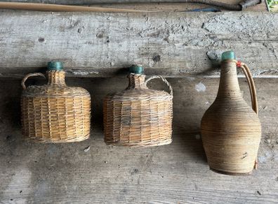 Antique French bottles