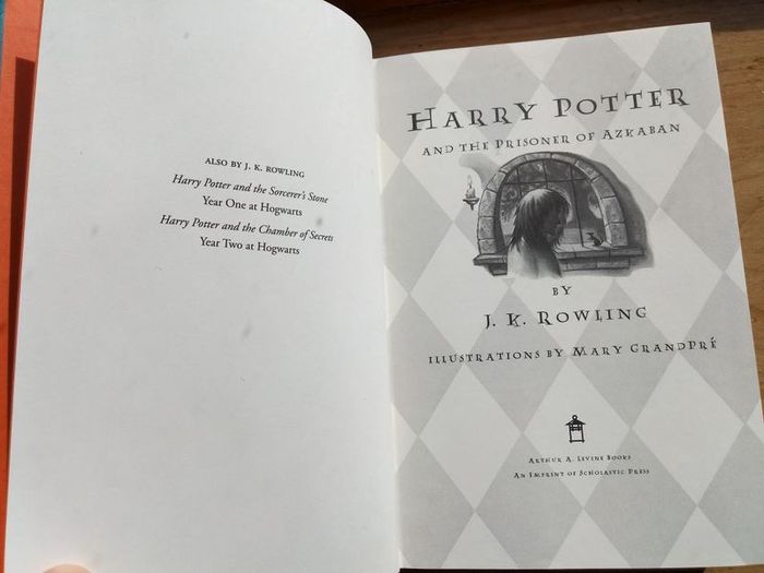 Harry Potter and the Prisoner of Azkaban Hardcover(US Ed.) TRUE 1st Edition and 1st Print