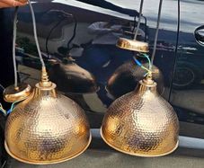 Brass ceiling lights