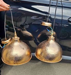 Brass ceiling lights
