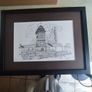 Black and White Framed Print Wicklow Landmark - Enniskerry Clock Tower , Enniskerry Village, Wicklow, Ireland Image 2