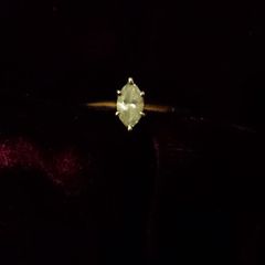 Solitaire Marquise half carat diamond engagement ring