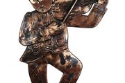 Irish Handcrafted Copper Fiddle Player