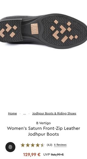 New equestrian jodpur boots size 5