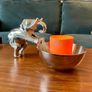 Quirky Silver Aluminium Elephant Themed Bowl Image 9