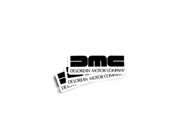 DMC Delorean Stickers 2-Pack