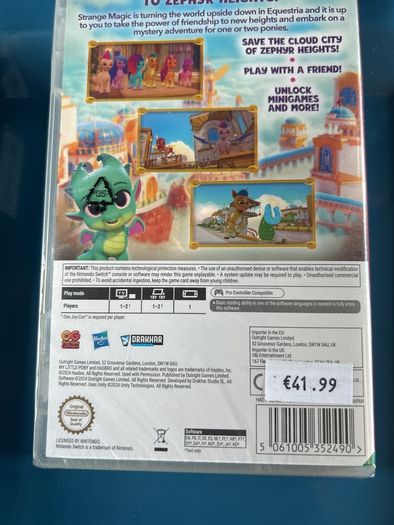Brand New Sealed Nintendo Switch My Little Pony