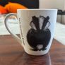 Price & Kensington Back To Front fine White China Badger Mug Image 2