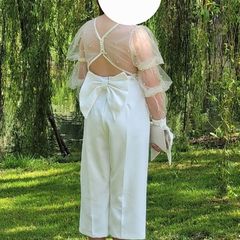 girls confirmation jumpsuit