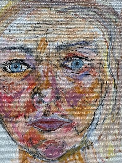 Original Art Original Drawing Portrait Irish Art