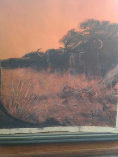 Beautiful African Oil Painting