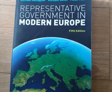 Book - Representative Government in Modern Europe