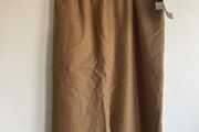 Brendella wool brown belted skirt fully lined size 16