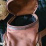 Ladies small rucksack/handbag leather Borgo Cavalli Italian Image 5