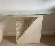 Matching hall table and mirror