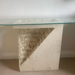 Matching hall table and mirror