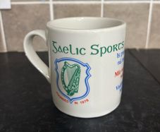 Vintage Carrigaline Pottery Luxembourg GAA Mug