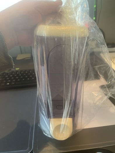 0.8L Soap Dispenser White & Transparent