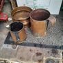 vintage copper pots Image 7