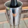 Mirror Polished Stainless Steel Double Walled Wine Cooler resembling the Wine Bottle Cooler Image 5