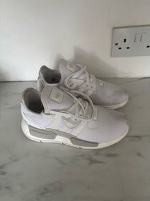 Adidas white nmd trainers size 5