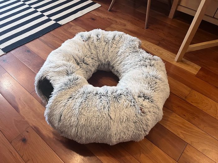 EasyStar, Plush Cat Tunnel for Indoor Cats, 80x25cm,