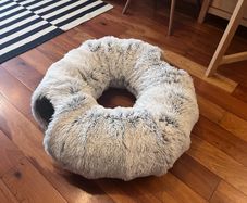 EasyStar, Plush Cat Tunnel for Indoor Cats, 80x25cm,