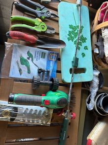 Collection of garden tools