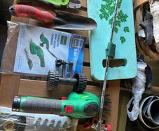Collection of garden tools