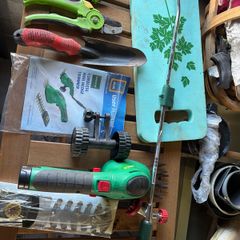 Collection of garden tools