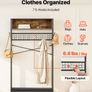 Coat Rack with Shoe Bench & 3 Drawers, 3-in-1 Freestanding Image 5