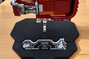 lego Rey 75099 speeder wicked brick display