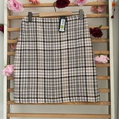 skirt Bnwt marks & Spencer mini check herringbone skirt size 12