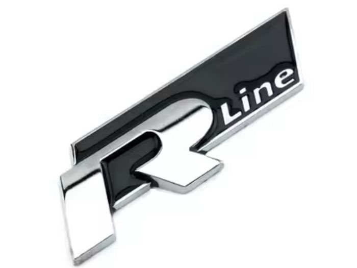 Mercedes AMG metal boot fender sticker x2