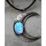 Witchy Moon Necklace - nice gift idea + matching earrings available Image 4