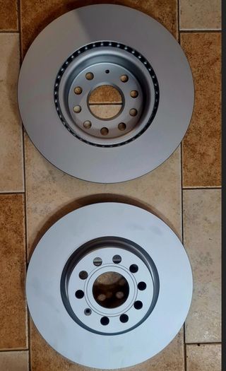 Comline Front Brake Discs Set Braking Discs Pair Adc1449v For Vw Audi Seat Skoda Cupra & Ford