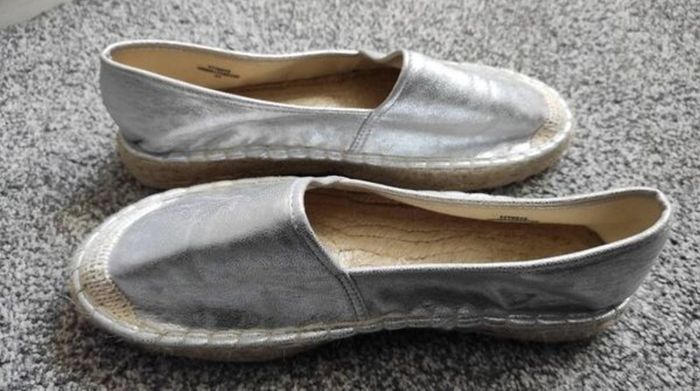 Silver flats size 7.5-8