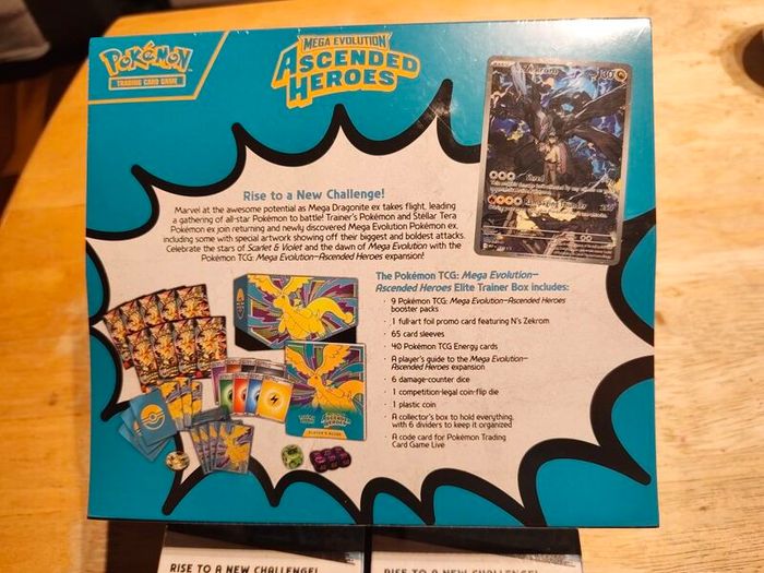 Pokemon Tcg Mega Evolution Ascended Heroes ETB and X2 booster bundle