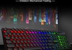 New iMICE AK-800 USB Wired LED Backlit Suspended Round Cap Gaming Keyboard.