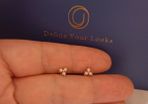 14k gold earrings Maria Tash style